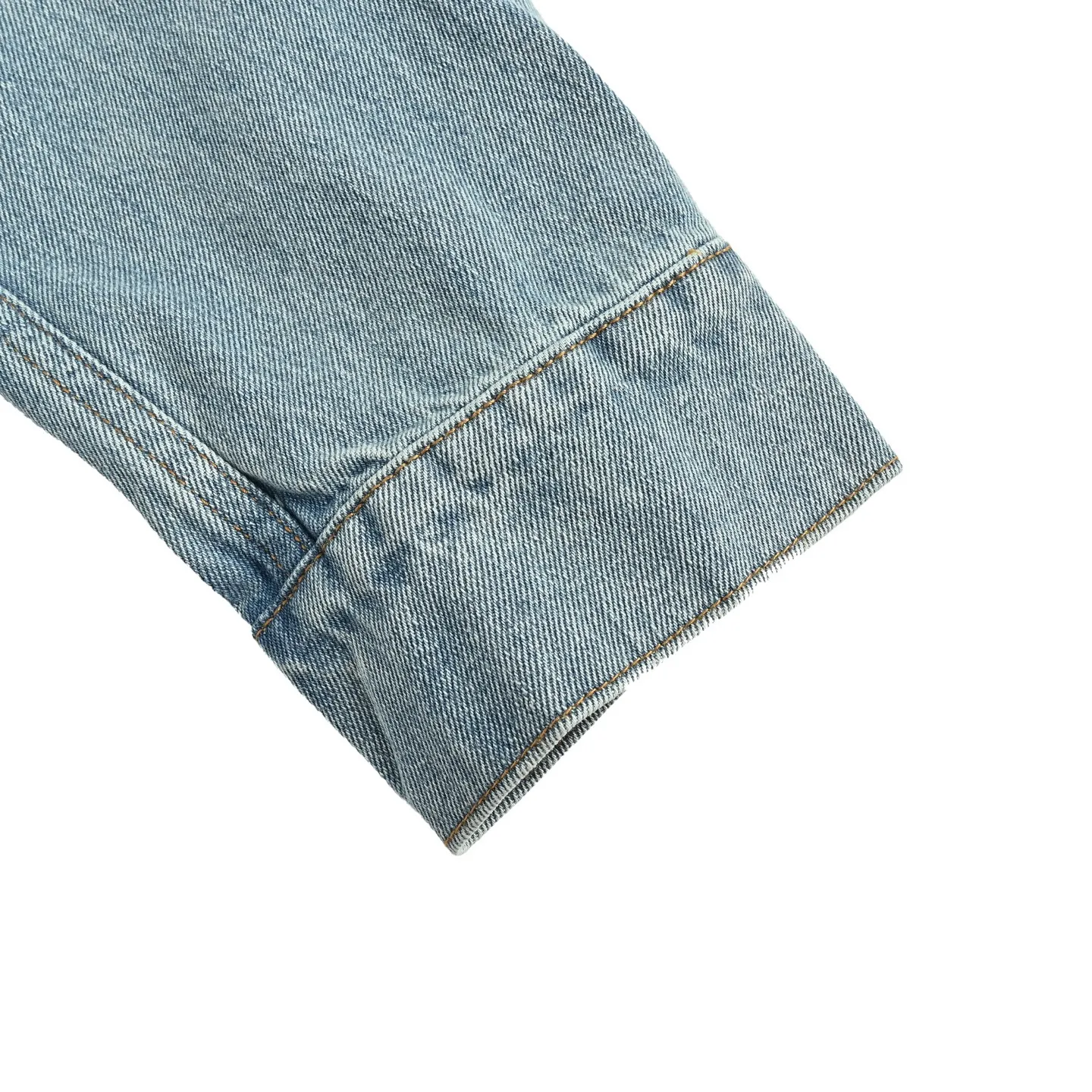 Louis Vuitton/Louis Vuitton pocket embroidered zipper denim jacket